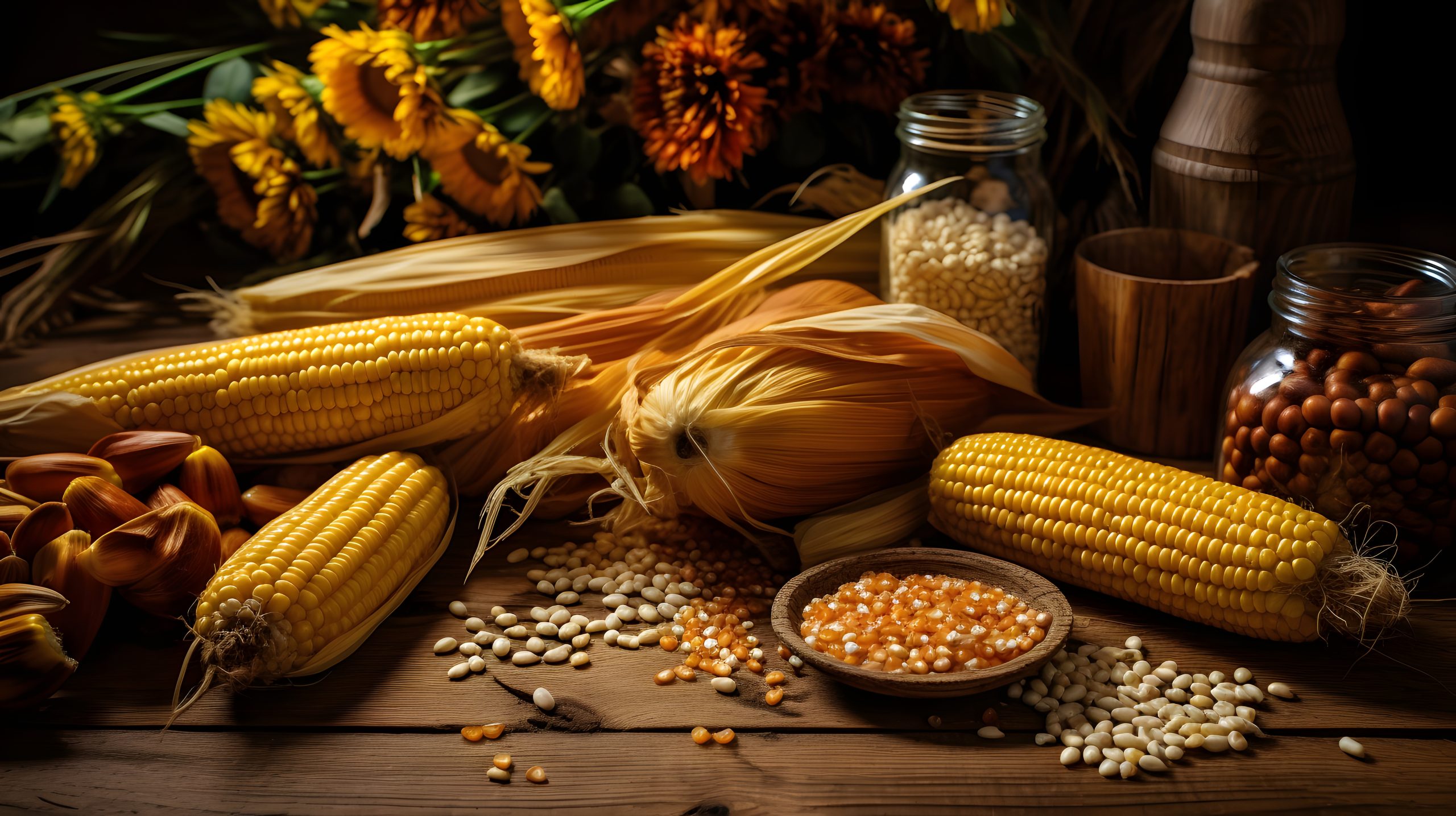 Home 4 Corn and sunflowers representing agricultural commodities
